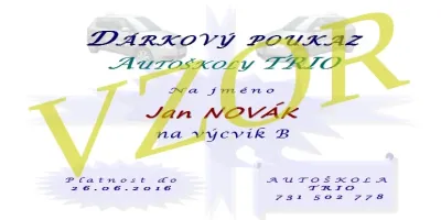 Dárkový poukaz